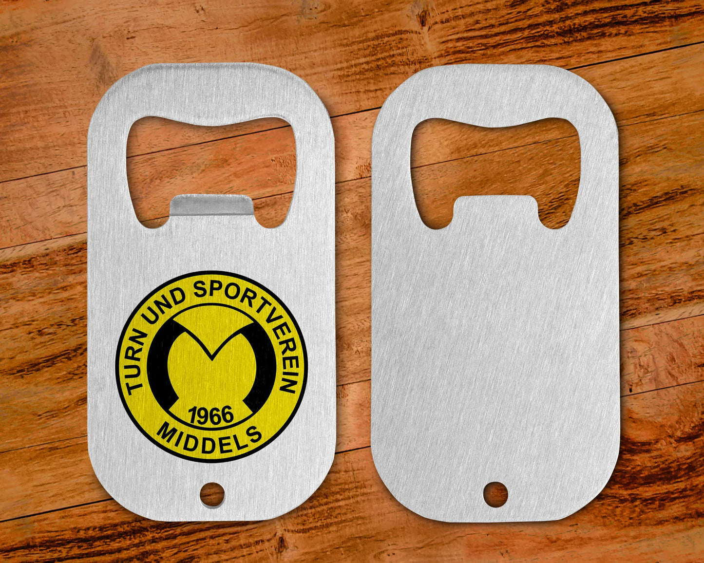 Flaschenöffner TuS Middels – Mein Verein! Edition (Edelstahl, 70×38×1,5 mm)