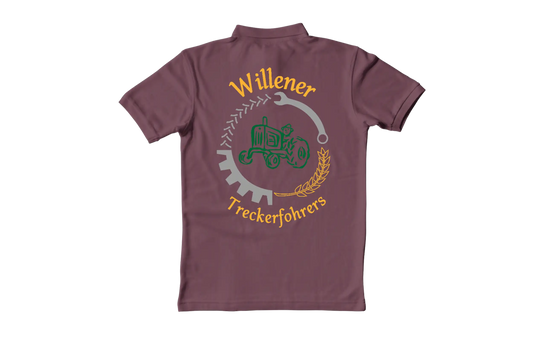 Polo Shirt Willener Treckerfohrers Bordeaux