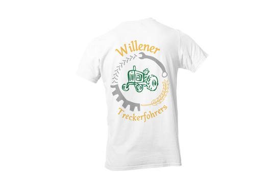 T-Shirt Willener Treckerfohrers Weiß