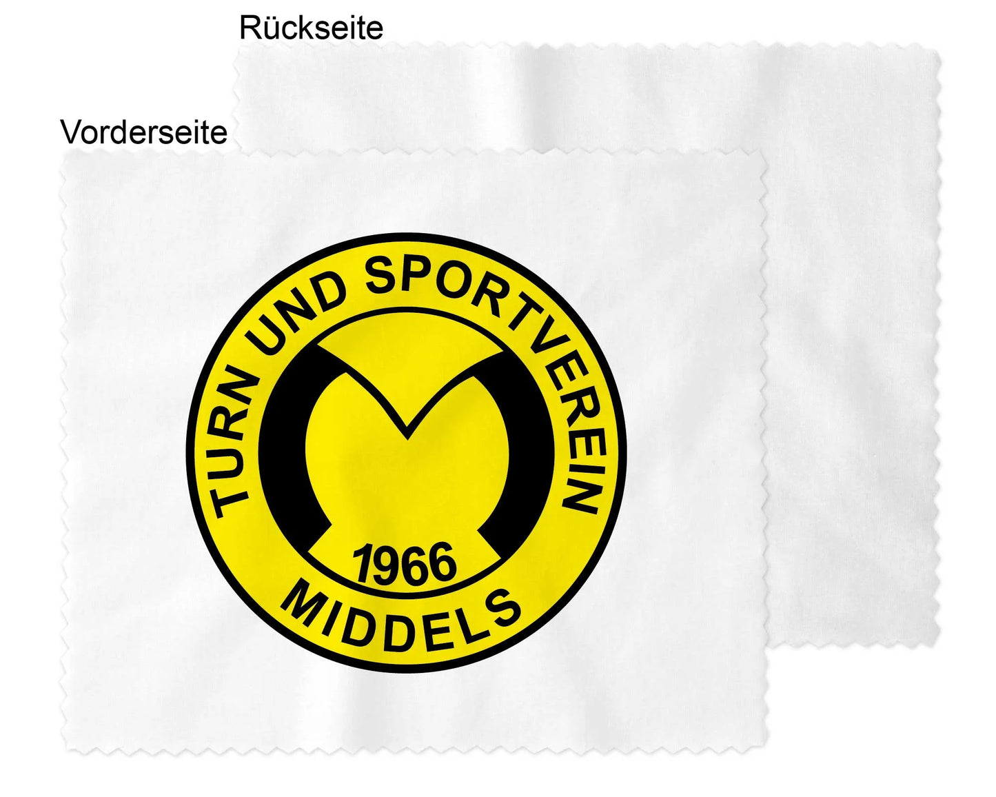 Brillenputztuch TuS Middels – Mein Verein! Edition (150 × 180 mm)