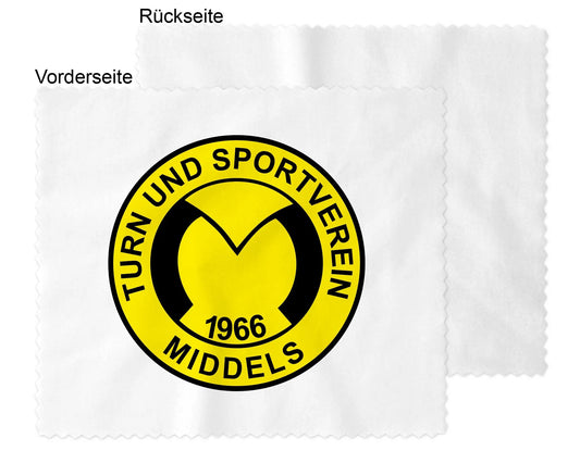 Brillenputztuch TuS Middels – Mein Verein! Edition (150 × 180 mm)