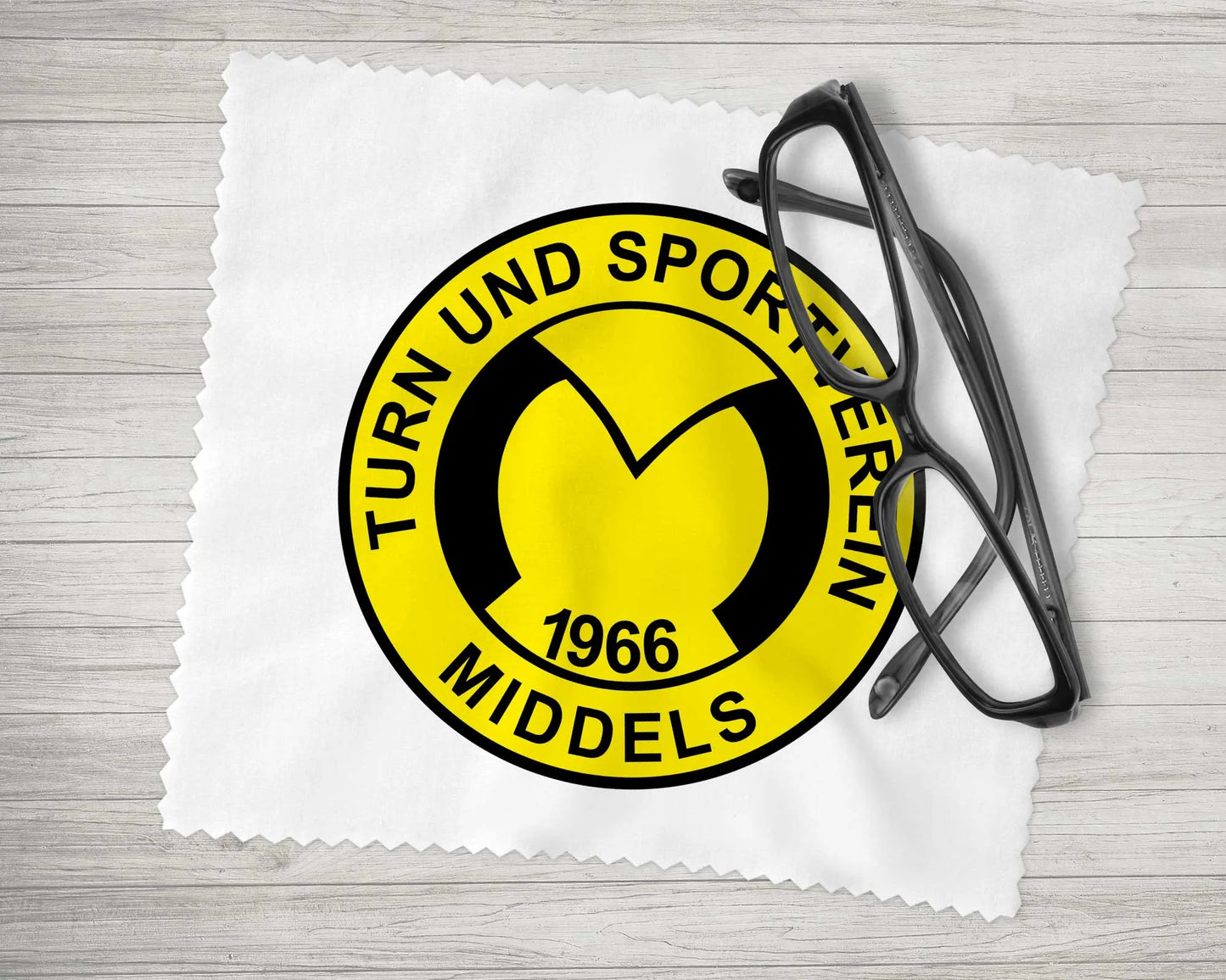 Brillenputztuch TuS Middels – Mein Verein! Edition (150 × 180 mm)