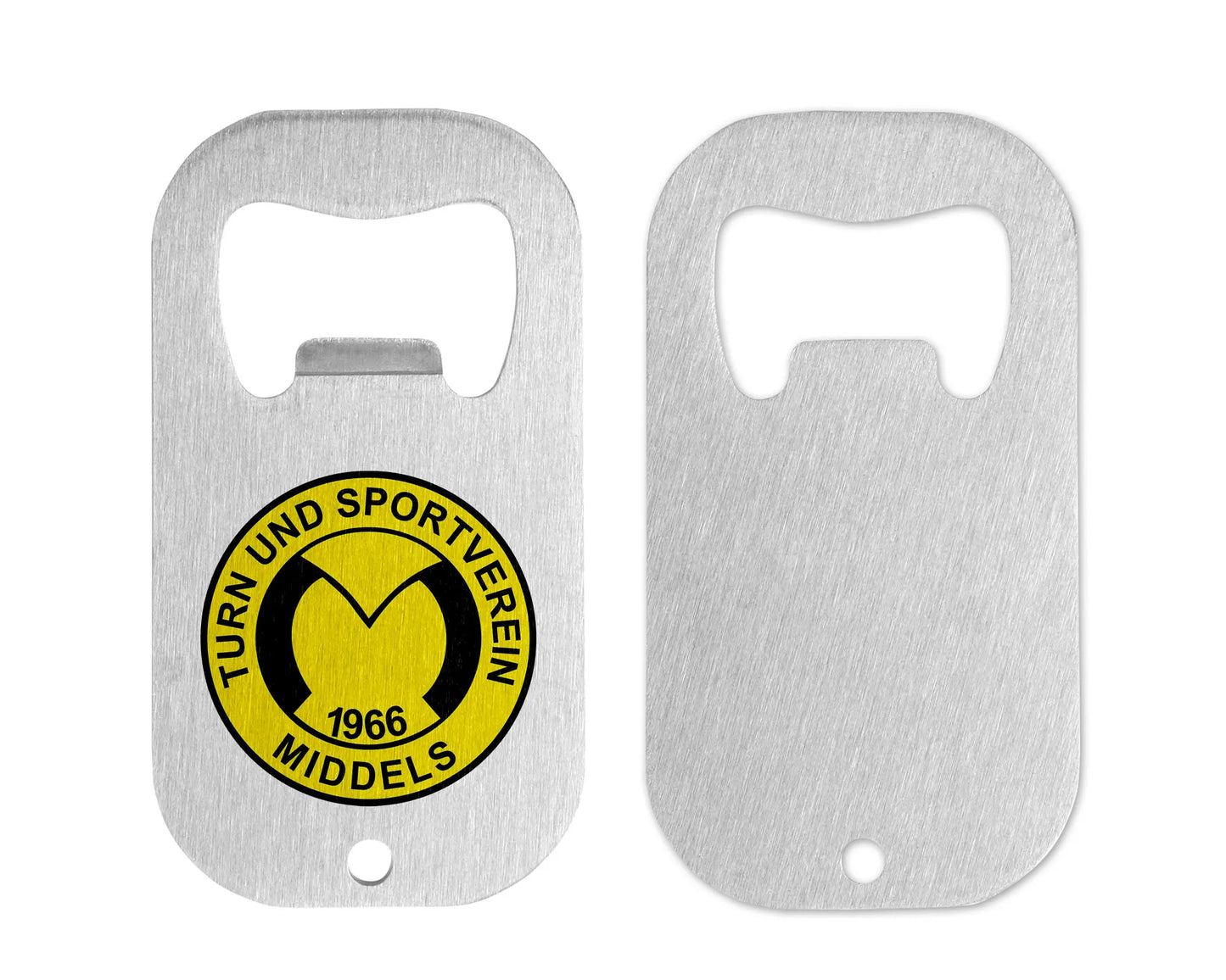 Flaschenöffner TuS Middels – Mein Verein! Edition (Edelstahl, 70×38×1,5 mm)