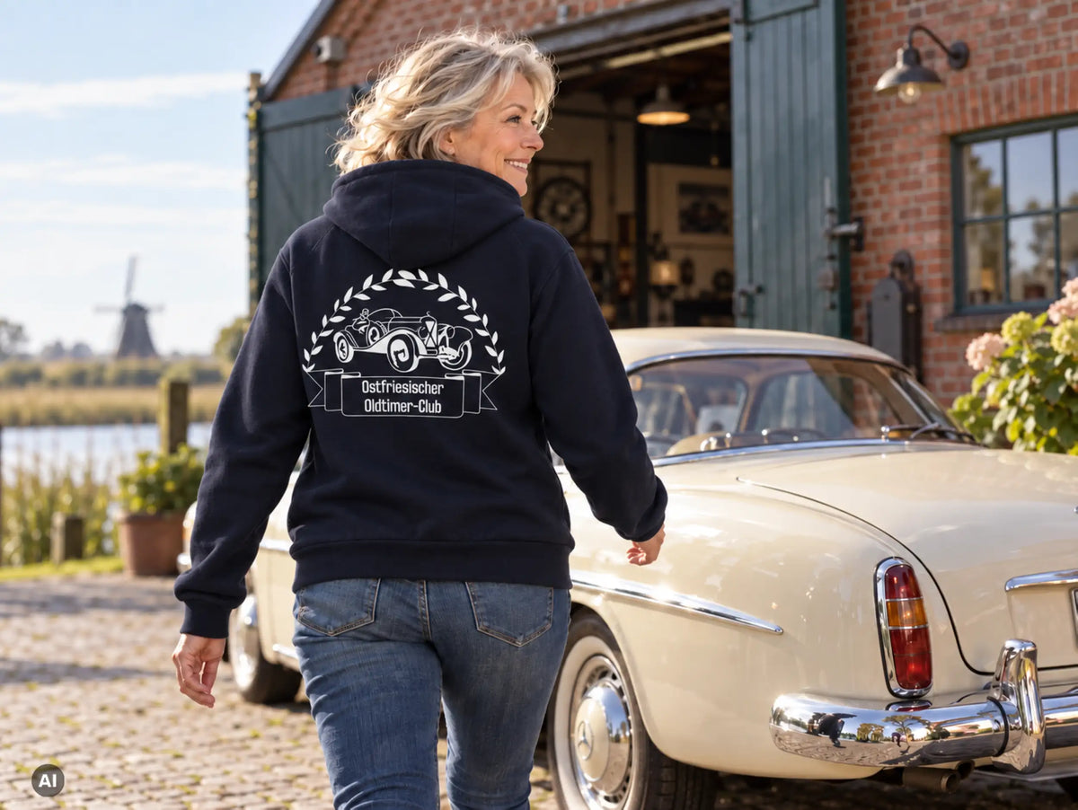 Hoodie OOC – Marineblau – Hoodie Navyblau 01