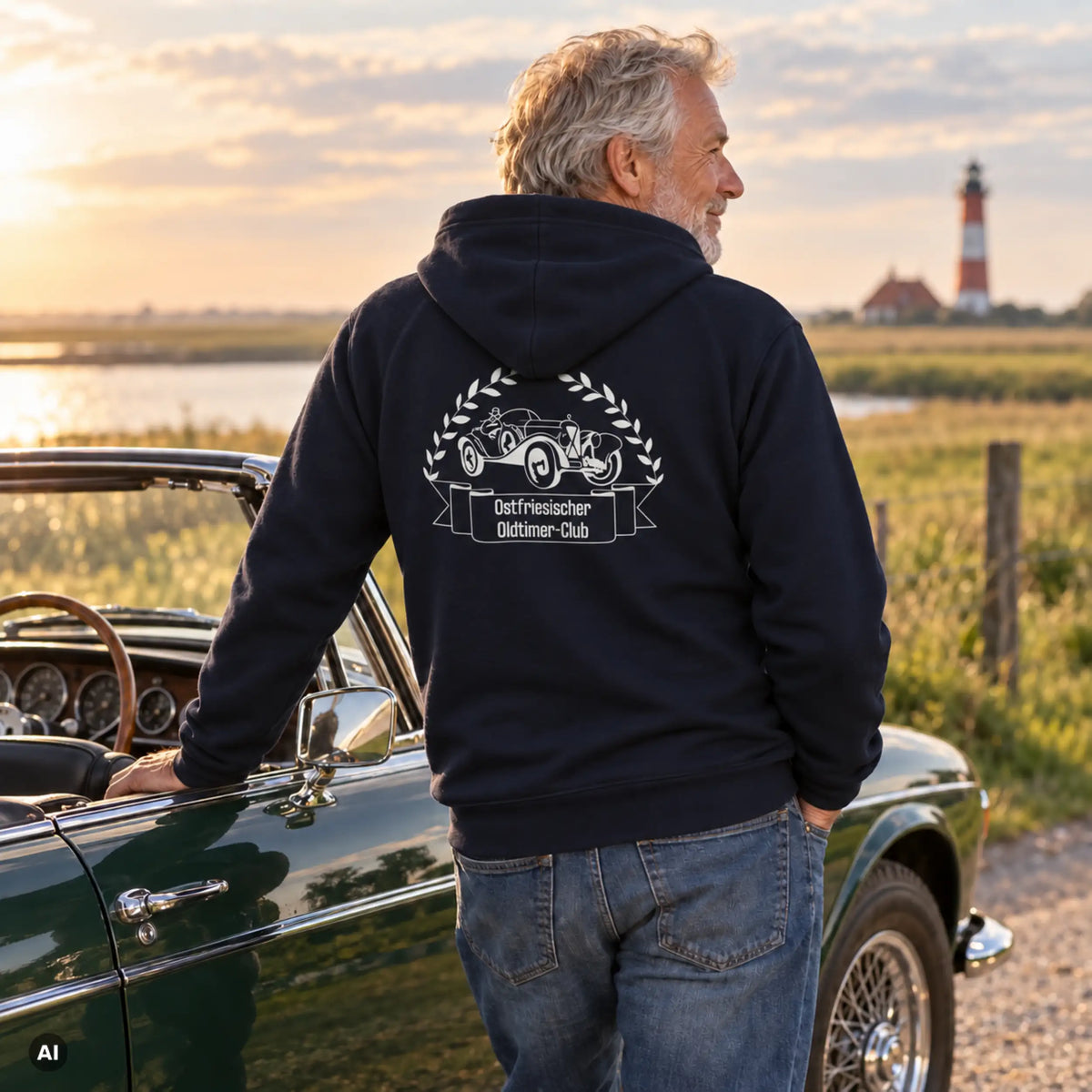 Hoodie OOC – Marineblau – Hoodie Navyblau 02