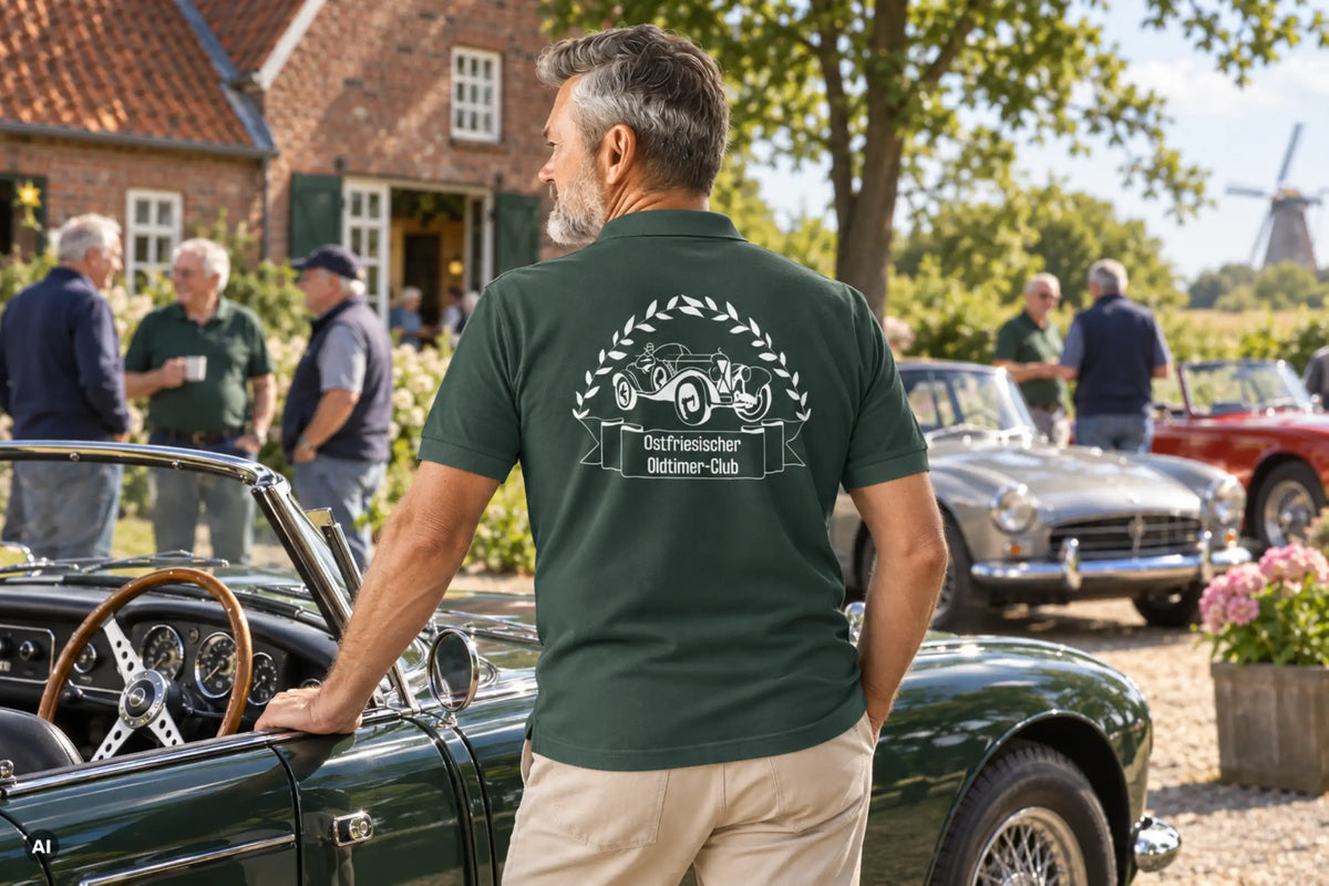 Polo-Shirt OOC – Flaschengrün – Polo Dunkelgruen 01