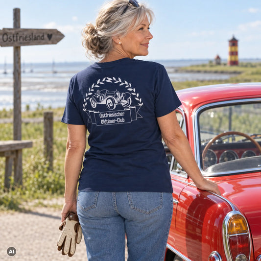 T-Shirt OOC – Marineblau – T-Shirt Navyblau 01