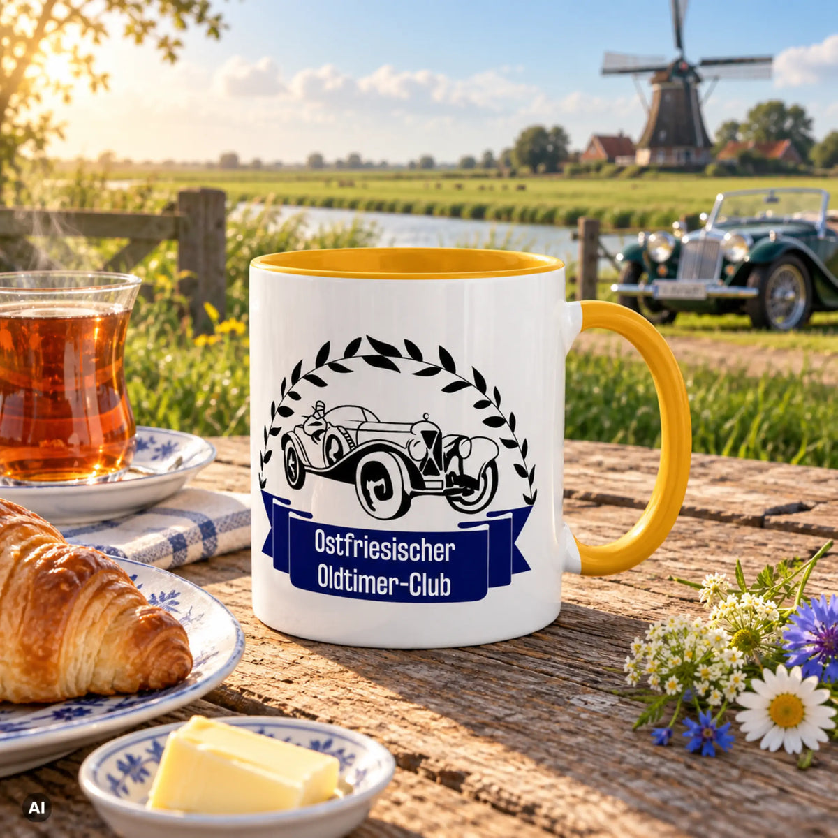 Tasse OOC – Tasse Sonnengelb 01