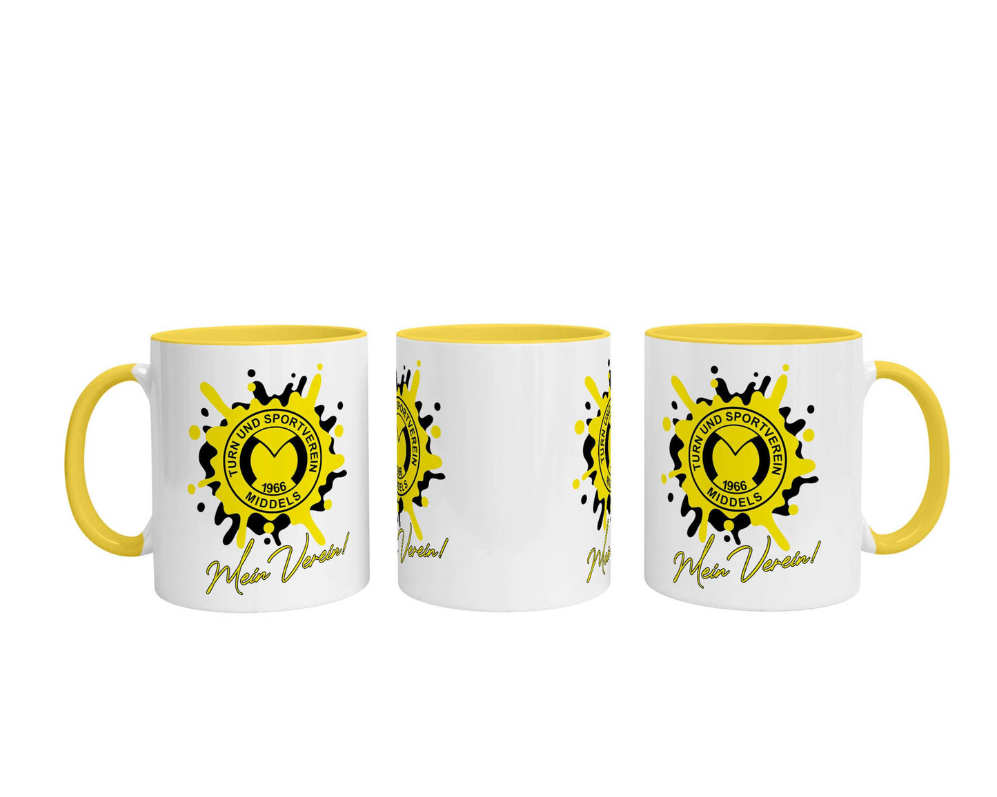 Tasse TuS Middels – Splash Edition (330 ml - Gelb)