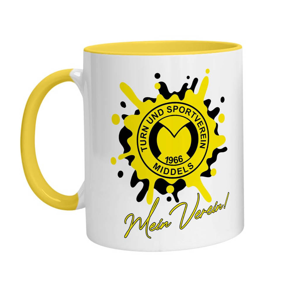 Tasse TuS Middels – Splash Edition (330 ml - Schwarz)