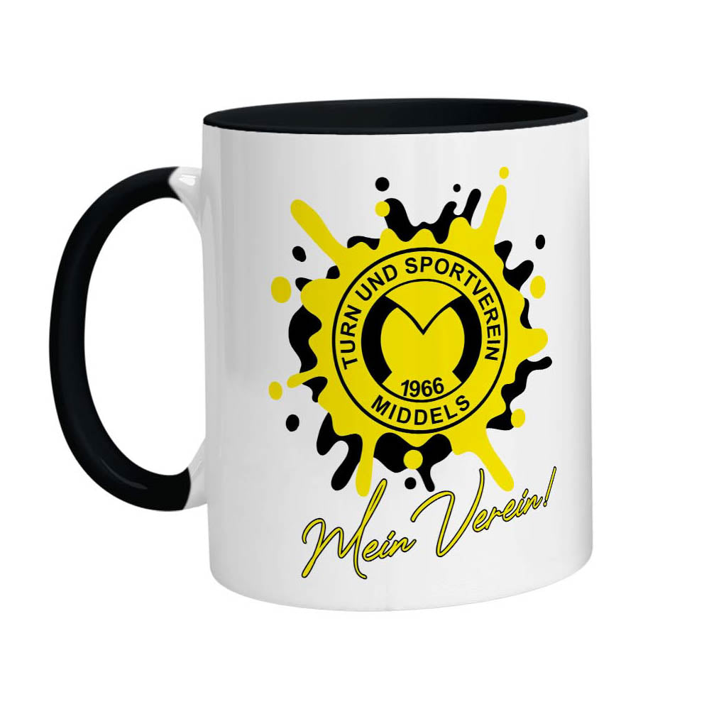 Tasse TuS Middels – Splash Edition (330 ml - Schwarz)