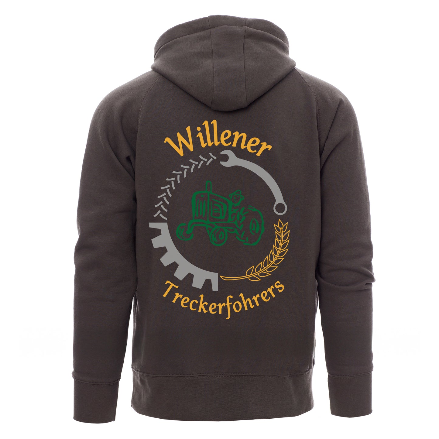 Hoodie Willener Treckerfohrers Rauchgrau