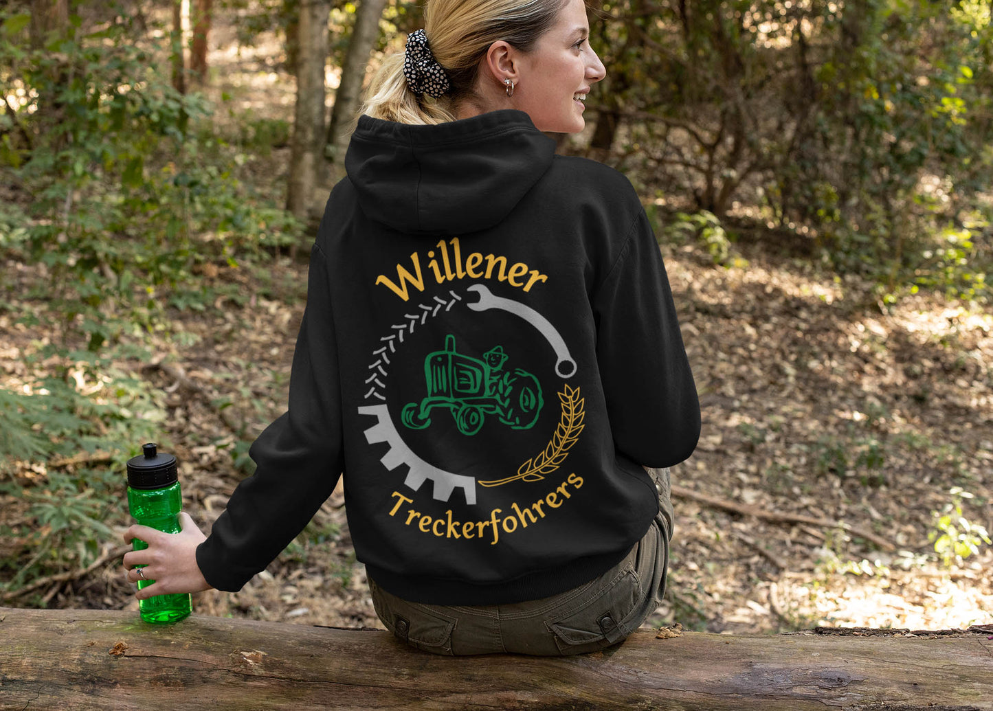 Hoodie Willener Treckerfohrers Schwarz