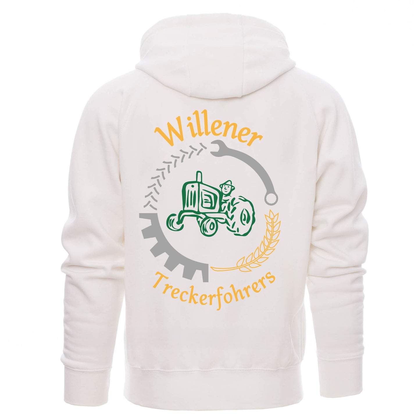 Hoodie Willener Treckerfohrers Weiß