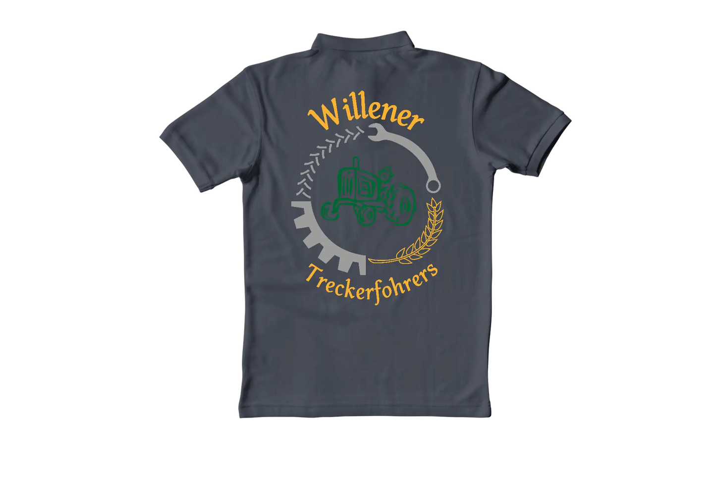 Polo Shirt Willener Treckerfohrers Dunkelblau