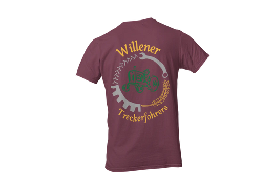 T-Shirt Willener Treckerfohrers Bordeaux