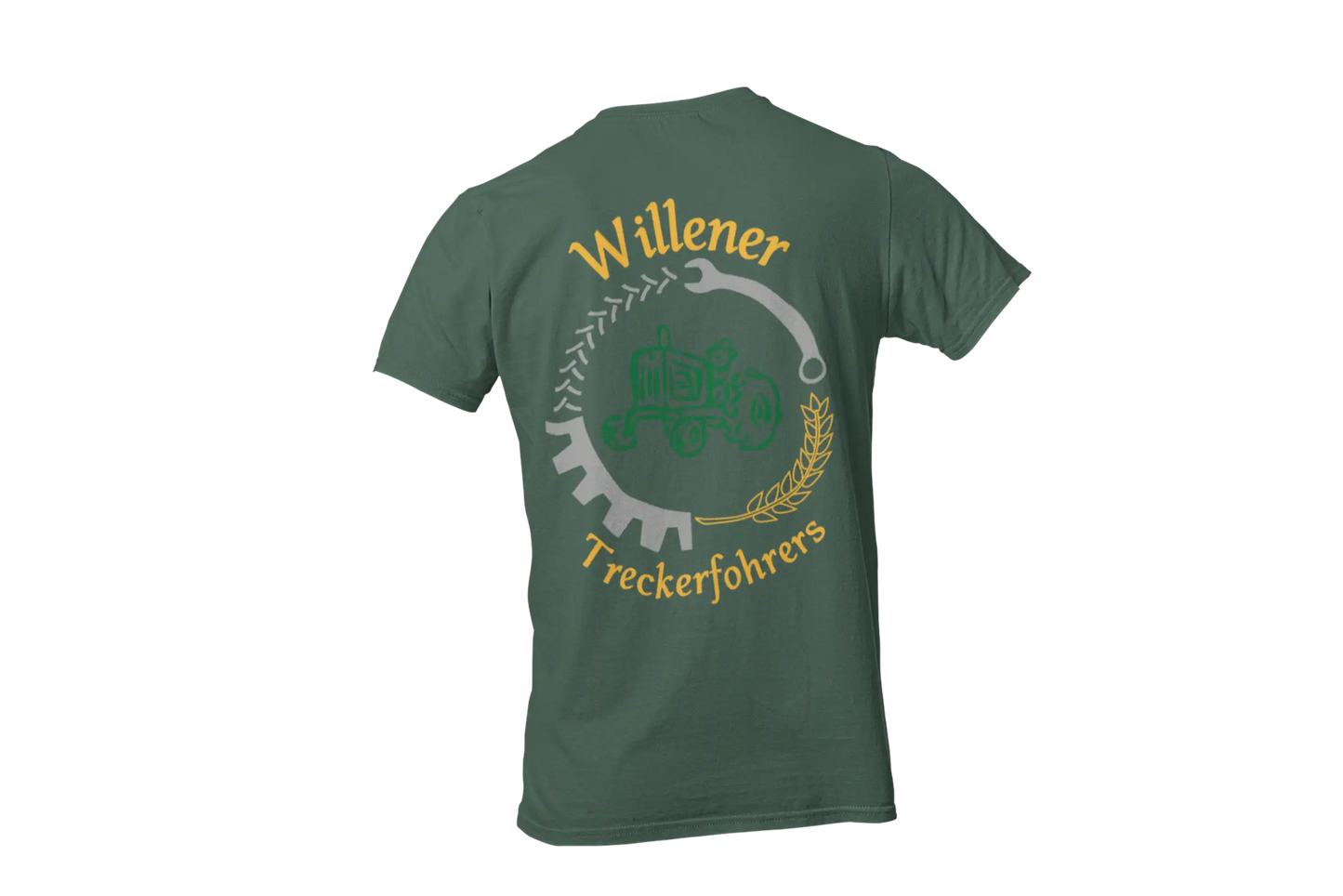 T-Shirt Willener Treckerfohrers Dunkelgrün