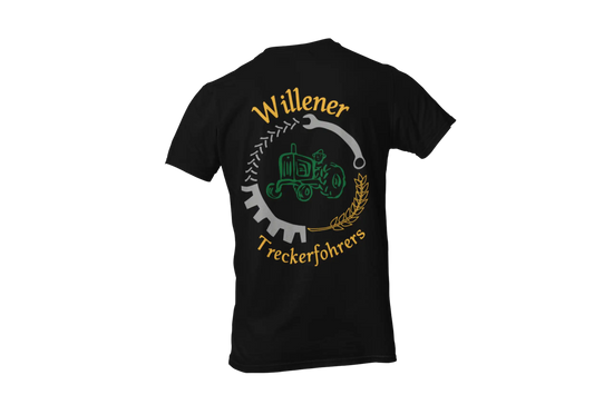 T-Shirt Willener Treckerfohrers Schwarz